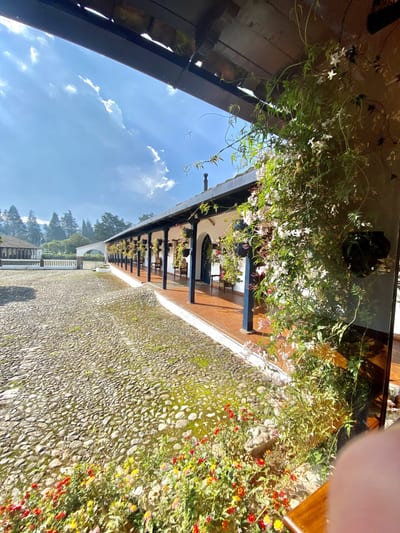 A historic hacienda in the Andean highlands of Ecuador