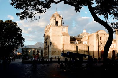 The baroque Santo Domingo church in Oaxaca city, Mexico.