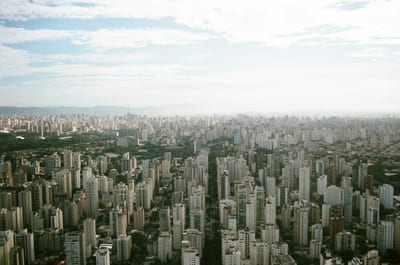 The endless cityscape of São Paulo, Brazil's largest city.